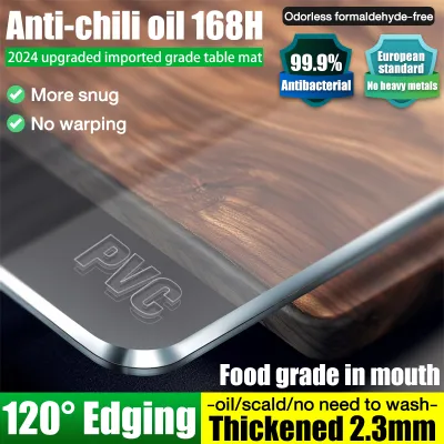 【Full refund if not satisfied 】2.5mm thickness pvc table cloth transparent table cover clear table cloth waterproof plastic table cover pvc table mat transparent table mat table protector mat transparent table cloth