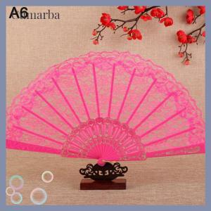 [Cumarba] Vintage Style Lace Folding Fan Chinese Japanese Pattern Art Craft Gift Decor