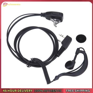 Winnereco 2 PIN Earpiece Headset PTT MIC Interphone Earphone Earpiece 1M Walkie Talkie Headset with Microphone Walkie Talkie Earbud for Baofeng UV5R Kenwood HYT