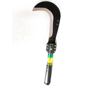 Long-handled sickle for mowing grass and cutting corn outdoor chopping wood knife manganese steel multi-function sickle