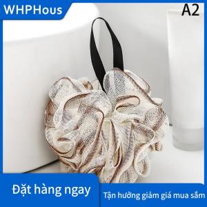 WHPHous 1 cái lớn tắm bóng phong phú bong bóng khăn tắm Scrubber cơ thể làm sạch lưới tắm rửa miếng bọt biển phụ kiện phòng tắm