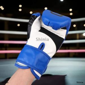 [COD] Shinia ถุงมือซ้อมต่อยมวยสำหรับเด็ก6ออนซ์ ถุงมือหนัง PU ระบายอากาศได้ดีสำหรับเด็กถุงมือฝึกคาราเต้มวยไทย