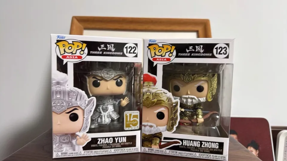 Original Funko POP Three Kingdoms Liu Bei #202 Zhang Fei #203 Guan