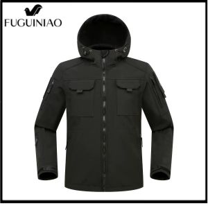 FUGUINIAO ชุดฤดูหนาว 2025 ผู้ชายกลางแจ้งยุทธศาสตร์ชุดเชลล์นุ่มกันน้ำ