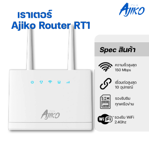 Ajiko Router RT1 (Kitting SKU สำหรับคลังลาซาด้า)