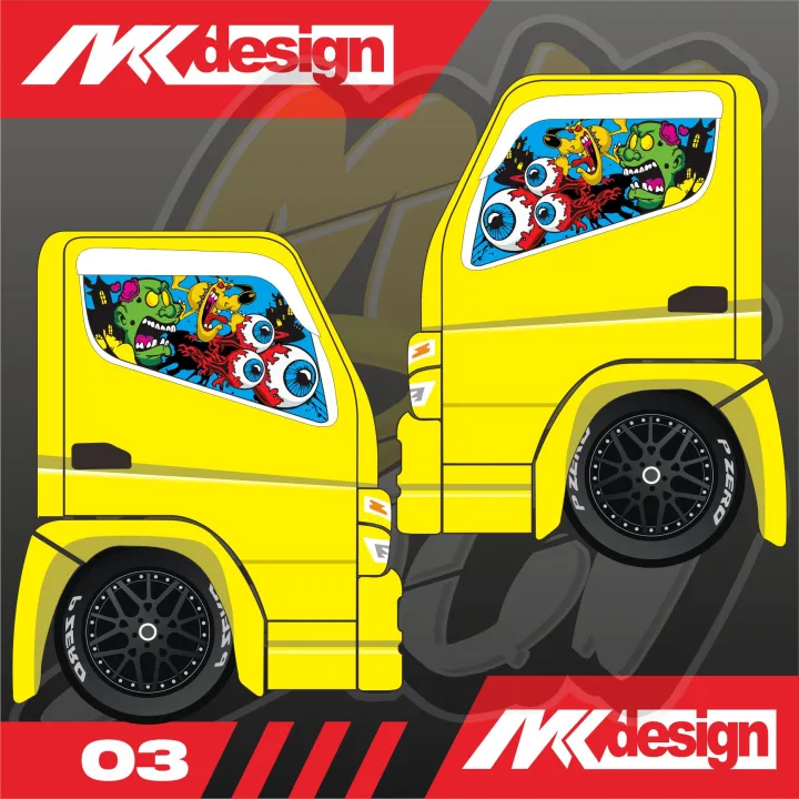 Stiker%20One%20Way%20Kaca%20Samping%20Truk%20Canter%20-%20Bisa%20Request/custom%20-%20Image%203