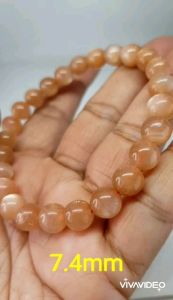 PEACH SUNSTONE BRACELET (HQL