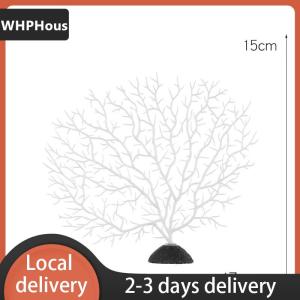 [COD] WHPHous Ship within 24 hours Tree Shape Aquarium Decoration Decor Sea Iron Tree Plastic Coral Decor Plants
