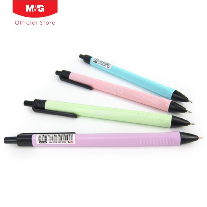 M&G TR1s Retractable Economic Semi-Gel Ball Pen 0.5 (Black ...