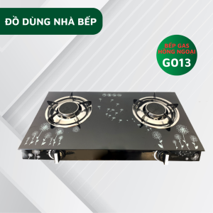 Bếp Gas Hồng Ngoại Cao Cấp Mặt Kính Cường Lực An Toàn - Tiết Kiệm Gas