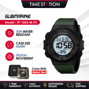 SUBMARINE Men Watch Digital Watch Sport Waterproof Stopwatch LED Light Display Timer Digital Jam Tangan Lelaki TP1553M