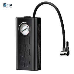 Ueblock✈ปั๊มจักรยานพร้อมตัวชี้เครื่องวัดความดันยางไร้สาย Inflator ปั๊มยางสำหรับรถยนต์จักรยานรถจักรยานยนต์ Ball