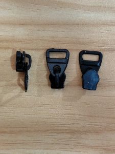 kepala resleting no.5 terbalik jenis cebol segitiga tipis dan kecil isi 100 pcs