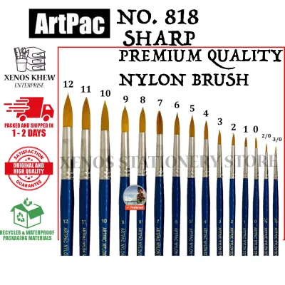 ARTPAC NYLON BRUSH NO.818 / ARTPAC NO.818 NYLON BRUSH [PREMIUM QUALITY] *SINGLE PACKING* (READY STOCK / 100% ORIGINAL)