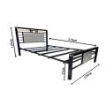 Ranjang Besi Minimalis |Dipan Besi |Rangka Tempat Tidur Springbed 120. 