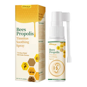 Propolis Tinnitus Care Spray Tinnitus Ear Discomfort Spray Cleaning Ear Wax Ear Spray