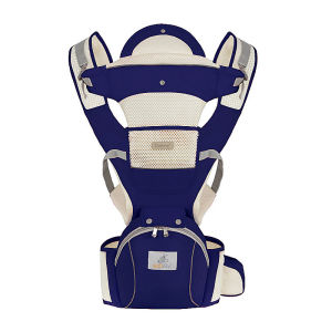 HamshMoc Ergonomic Baby Wrap Carrier Multifunctional Infant Kangaroo Sling Backpack Adjustable Comfort With Windproof Headgear Storage Bag For Safety Newborns Travel