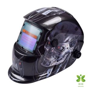 【COD】Professional solar automatic dimming safety helmet welding protective mask knob adjustable
