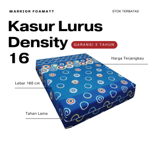 WARRIOR KASUR LANTAI BUSA 200x160cm Tebal 15 dan 20cm | Kasur Busa Tebal