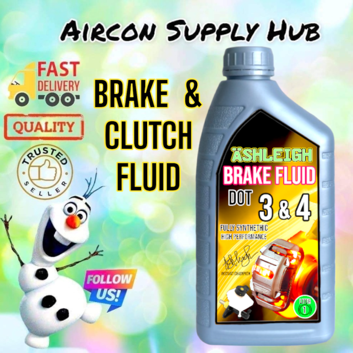 1Liter Clutch Brake Fluid Dot 3 and 4 Fully Synthetic high boiling
