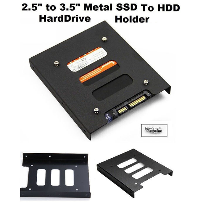 Tumato 2.5 To 3.5 SSD HDD Metal Adapter Mounting Bracket Hard Drive ...