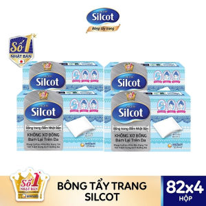 Bông Tẩy Trang Silcot Unicharm Nhật Bản 100% Sợi Bông Tự Nhiên Mềm Xốp Êm Ái Chăm Sóc Da Chuyên Sâu Saikou Beauty Store