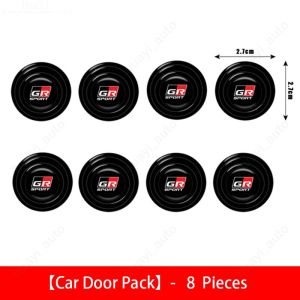 Toyota Gr Sport Car Door Protector Shock Absorber Rubber Sound Insulation Pad for Hilux Innova Corolla Cross Rush Calya Yaris Vios Avanza Raize Veloz Sienta Car Accessories