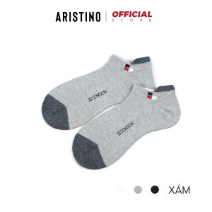 Tất Vớ nam ARISTINO BIZMEN cao cấp cổ ngắn cotton kháng khuẩn tự nhiên thấm hút tốt co giãn 360 độ - CSP07
