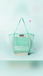 Jasmine Milk White New Thin Chic Series Accessories: Shoulder Bag Water Bottle Large Capacity Mesh Bag Coco Style Tote Bag