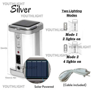 1500W Solar Camping Light Portable LED Lantern Rechargeable Night market Stall Lamp Security Light Emergency Light