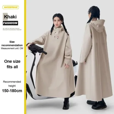HOL Multi functional two person Motorcycle raincoat double head waterproof high-quality raincoat