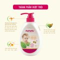 Túi Nước rửa bình sữa và rau quả lành tính, đạt tiêu chuẩn Nhật Bản Mamamy an toàn cho cả trẻ sơ sinh 600ml. 