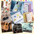 50 cái phổ biến truyện tranh Nhật Bản kaichou WA Maid SAMA Miếng dán hình hoạt hình Nhật Bản không thấm nước trang trí máy tính xách tay nhãn dán. 