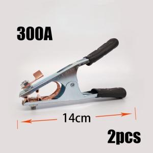2pcs 300A/500A/800A Welding Ground Clamp Welder Electrode Holder Grounding Cable Copper Clamp