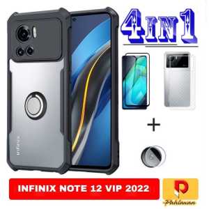 PAKET 4 IN 1 HARD CASE INFINIX GT 10 PRO 5G / NOTE 12 VIP SOFCASE SUPER SLIM EXCELLENT CINCIN RINKG