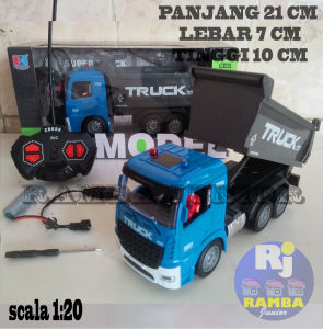 MAINAN MOBIL REMOTE CONTROL KOLEKSI RC TRUCK PICK UP JNT CARGO LALAMOVE 1:20 6CH / PAKAI MUSIK