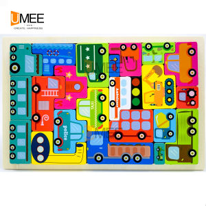 Party Gift Wooden Blocks Jigsaw Puzzle for Party Gift-loot bag filler