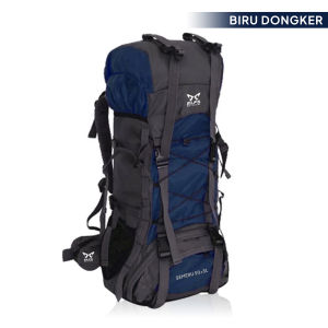TAS RANSEL GUNUNG CARRIER 50L+5L BACKSUPPORT WATER RESISTANT OUTDOOR HIKING BAG FK0008