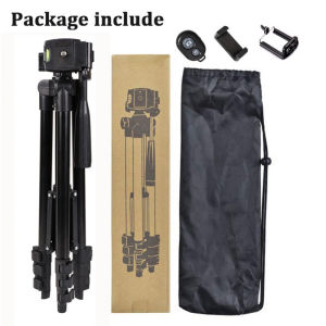 【In stock】3120 Tripod Retractable Travel Lightweight with Bluetooth Remote Control Phone Stand Camer