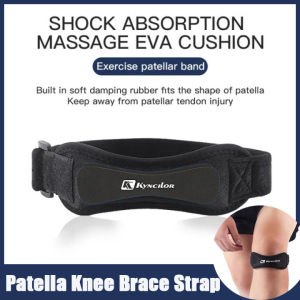 Compression Patella Tendon Knee Brace Adjustable Knee Brace Patellar Tendon Stabilizer Patella Knee Brace Support Pads Knee Pain Relief 髌骨护膝带