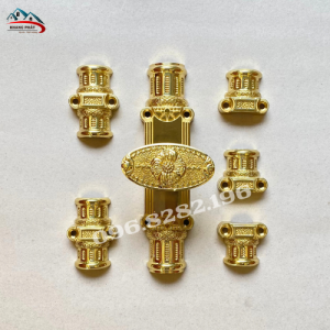 K369 - Thanh Chốt Chặn Cửa - Thanh Clemon Bằng Đồng - Cremon Thanh Chốt Chặn Cửa - Kemon Thanh Chỉ Kéo Cửa