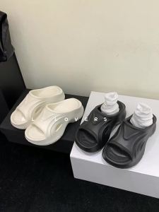 [Free Shipping] EVA womens slip-on sandals for outdoor wear 2026 new summer non-slip indoor slippers high-heeled thick-soled sandals