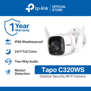 TP-Link Official Store | Tapo C320WS | 2K 4MP Waterproof Outdoor WiFi IP Security Cctv Sale Camera Connect to Cellphone Voice Control with Mic and Speaker