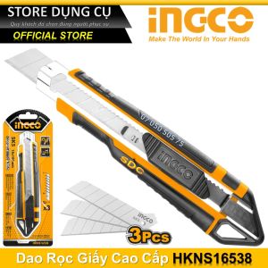Dao rọc giấy cao cấp INGCO HKNS16518 HKNS16618 HKNS16538 30001 | Dao trổ cắt giấy