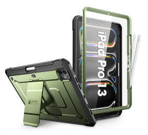 SUPCASE for iPad Pro 13 Inch Case M5/M4 2025/2024 with Pencil Holder Unicorn Beetle Pro Built in Screen Protector Stand Full Body Rugged Cover for iPad Pro 13 M5/M4