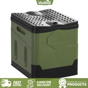 [VSC] Strong Bearing Capacity Trash Can Trash Can Portable Toilet Stool Travel Outdoor Camp Folding Toilet for Tour Emergency Self-driving for Adults & Kids