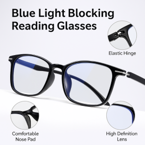 Anti Blue Light Reading Glasses Ultra-Light Anti-Drop Magnifying Presbyopic Glasses High Quality Hd Eyeglasses Fashion Eyewear