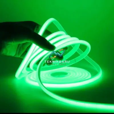 Lampu LED Neon Flex 220V 6-10 Meter + Soket | Dekorasi Plafon Cafe Rumah | Warna Lengkap | Terlaris!