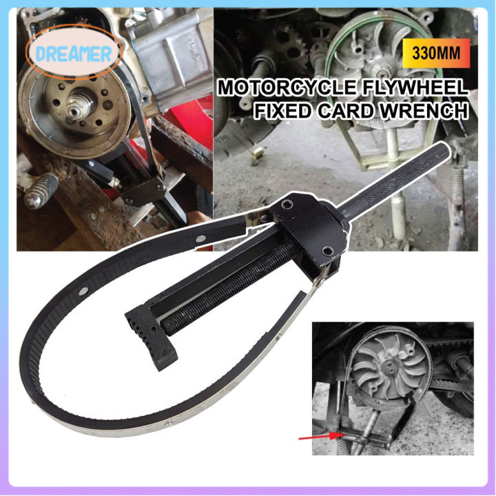 Motorcycle Flywheel Clutch Pulley Holder Flywheel Belt Pulley