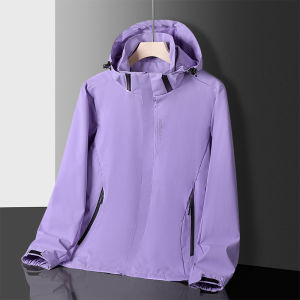 JEEP SPIRIT không thấm nước màu trơn và chịu mài mòn Áo khoác mùa xuân và mùa thu ngoài trời mới một lớp mỏng bộ đồ leo núi Windproof và thoáng khí vài Áo Choàng Áo khoác giản dị